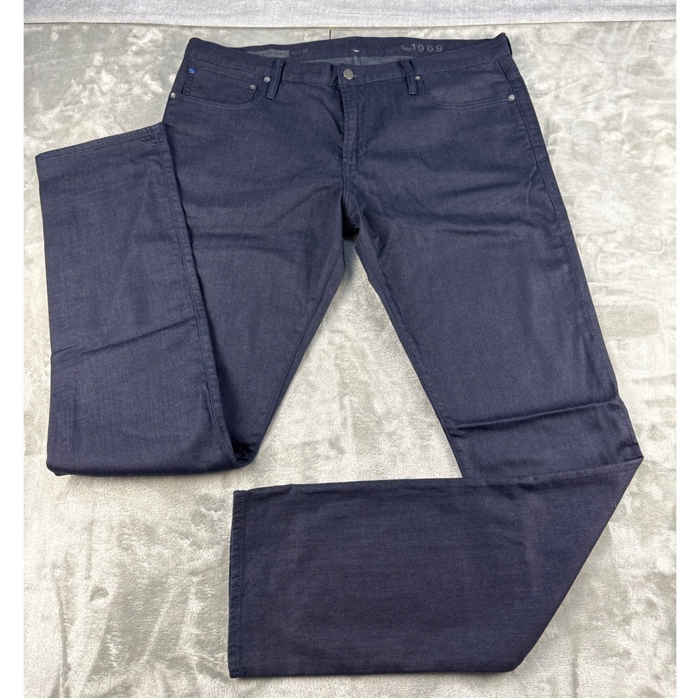 Gap 1969 Super Skinny Jeans Mens 40x36 Dark Indigo Rinse Stretch Denim Pants